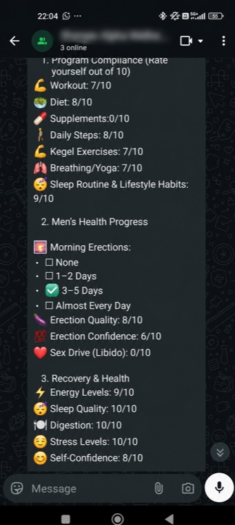 Client message