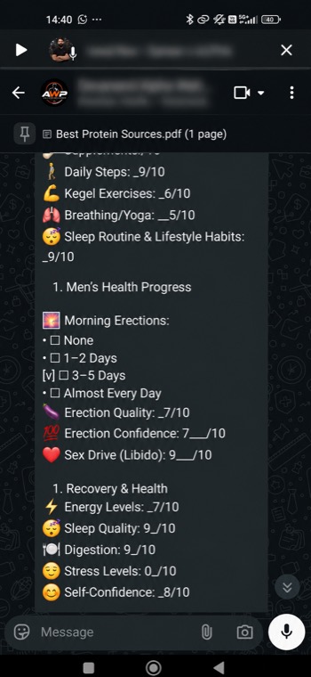 Client message