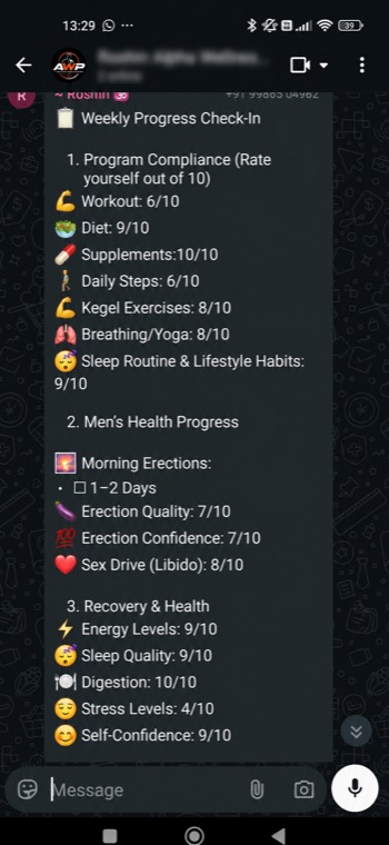 Client message