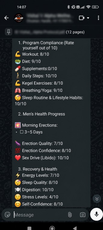 Client message