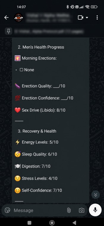 Client message